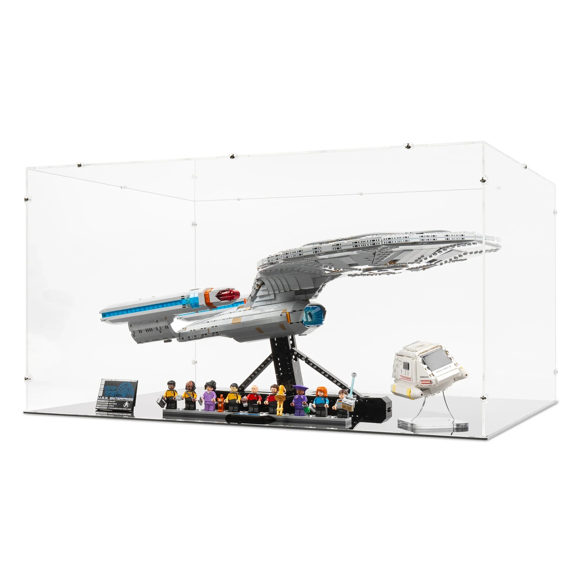 Acrylic Display Case for LEGO® Star Trek: U.S.S. Enterprise NCC-1701-D (10356)