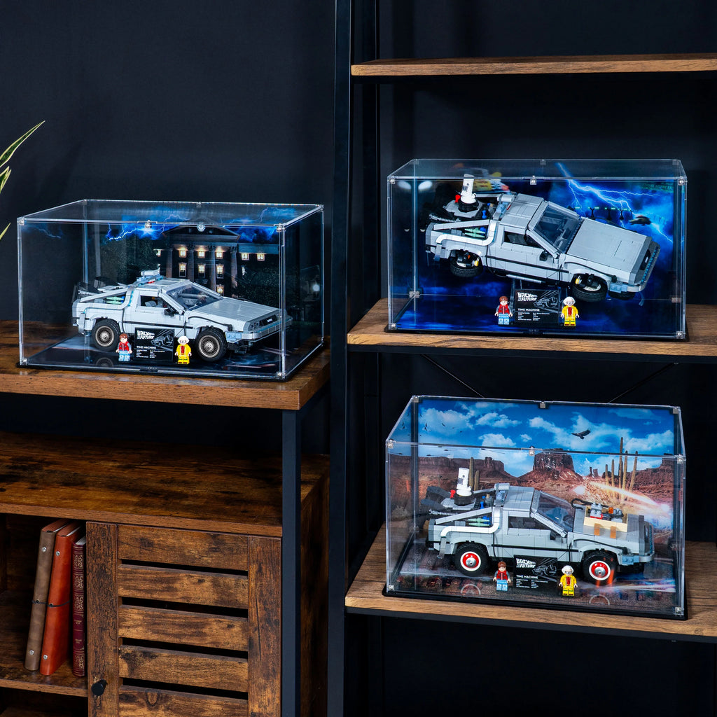 Acrylic Display Case for LEGO® Back to the Future Time Machine (10300)
