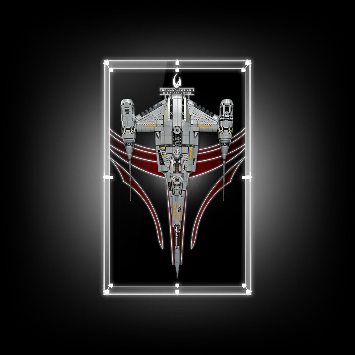 Acrylic Display Case for LEGO® The Mandalorian N-1 Starfighter (75442)