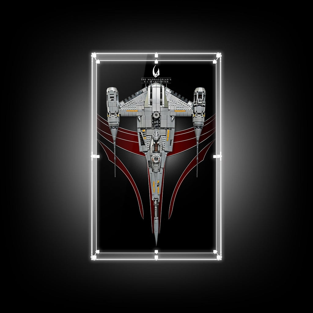 Acrylic Display Case for LEGO® The Mandalorian N-1 Starfighter (75442)