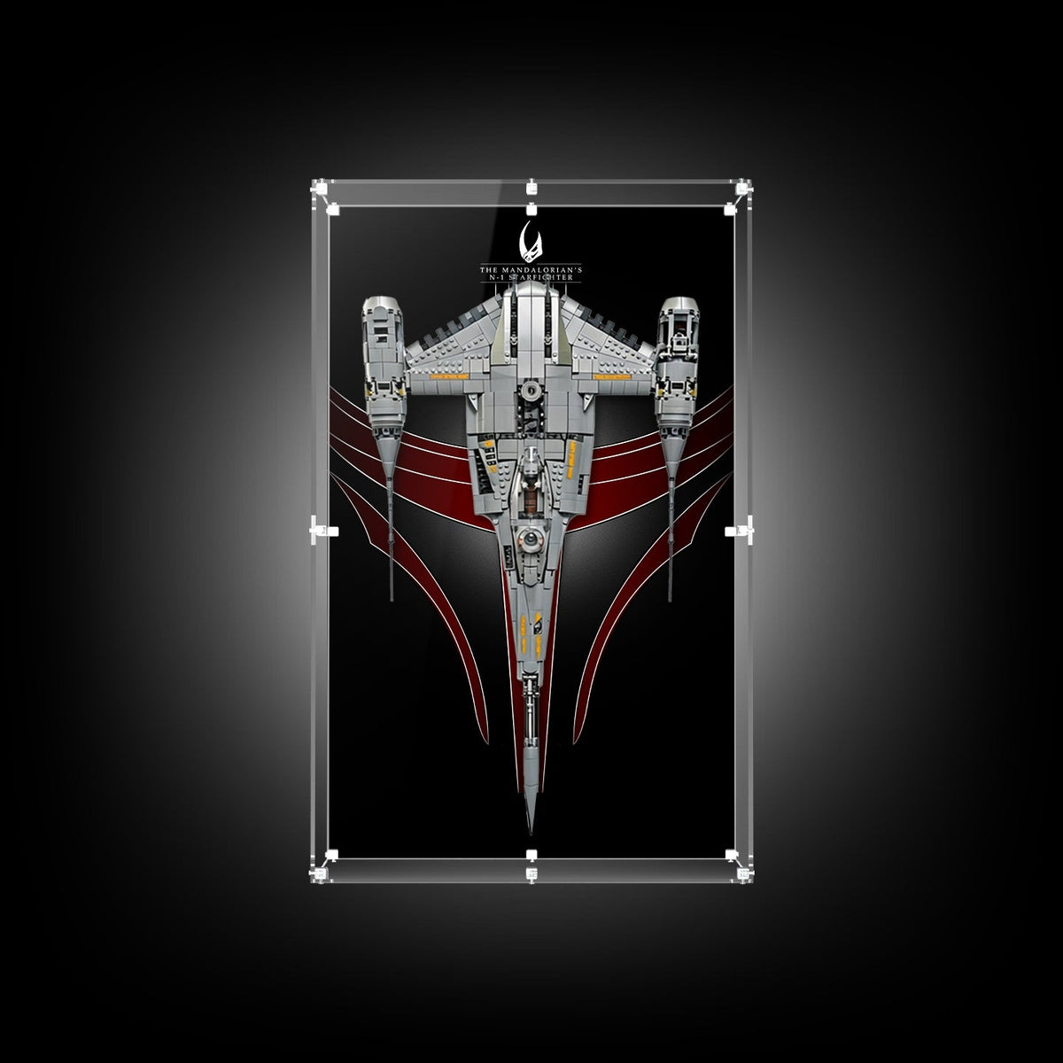 Acrylic Display Case for LEGO® The Mandalorian N-1 Starfighter (75442)