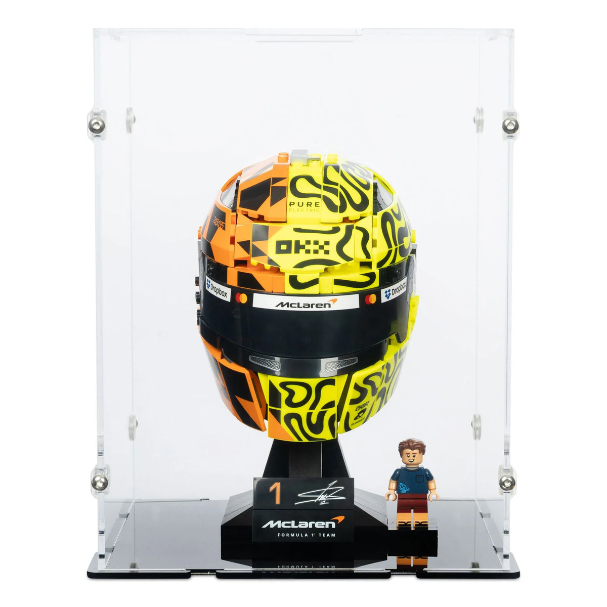 Wall Display Frame for LEGO® Lando Norris F1 Helmet (43023)