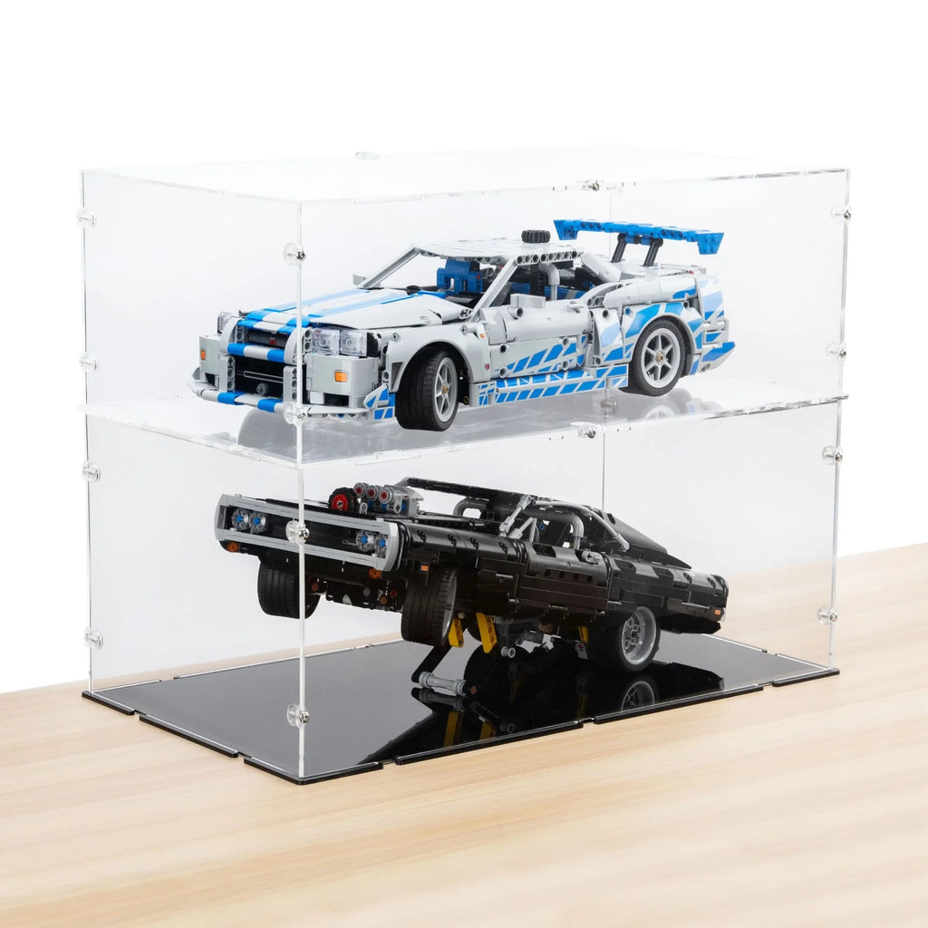 Acrylic Display Case for LEGO® 2 Fast 2 Furious Nissan Skyline GT-R (R34) (42210)