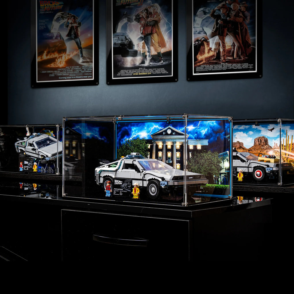 Acrylic Display Case for LEGO® Back to the Future Time Machine (10300)