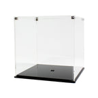 Empty clear Apollo 11 Lunar Lander 10266 case with its black base