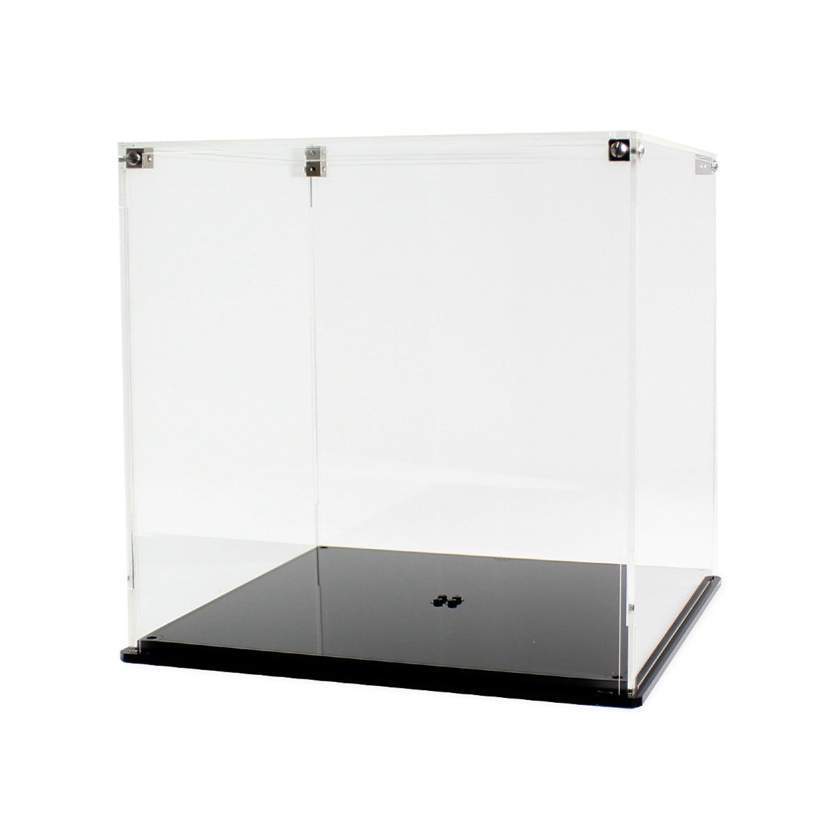 Empty clear Apollo 11 Lunar Lander 10266 case with its black base