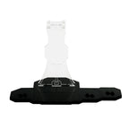 Empty display stand for LEGO 75300 with clear upright support and black base