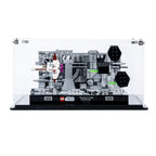 Death Star Trench Run Diorama 75329 inside the clear background case