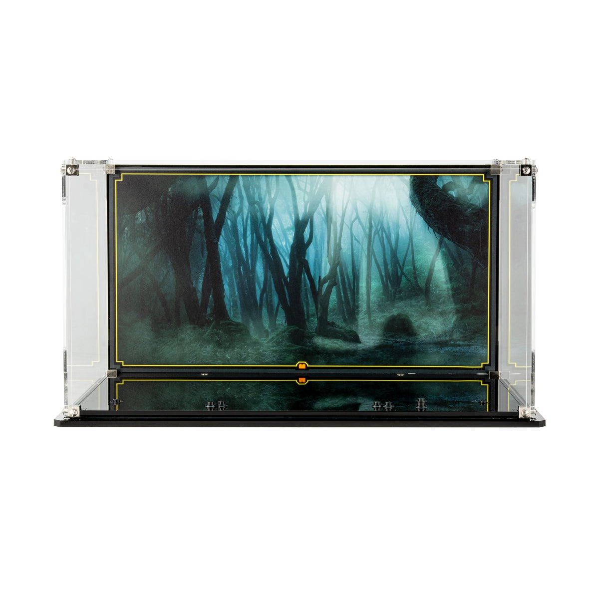 Empty Dagobah 75330 case showing the printed swamp forest background
