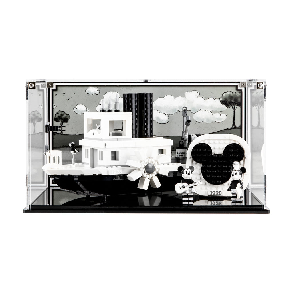 Display Case for LEGO Ideas: Steamboat Willie (21317) — gallery image 1
