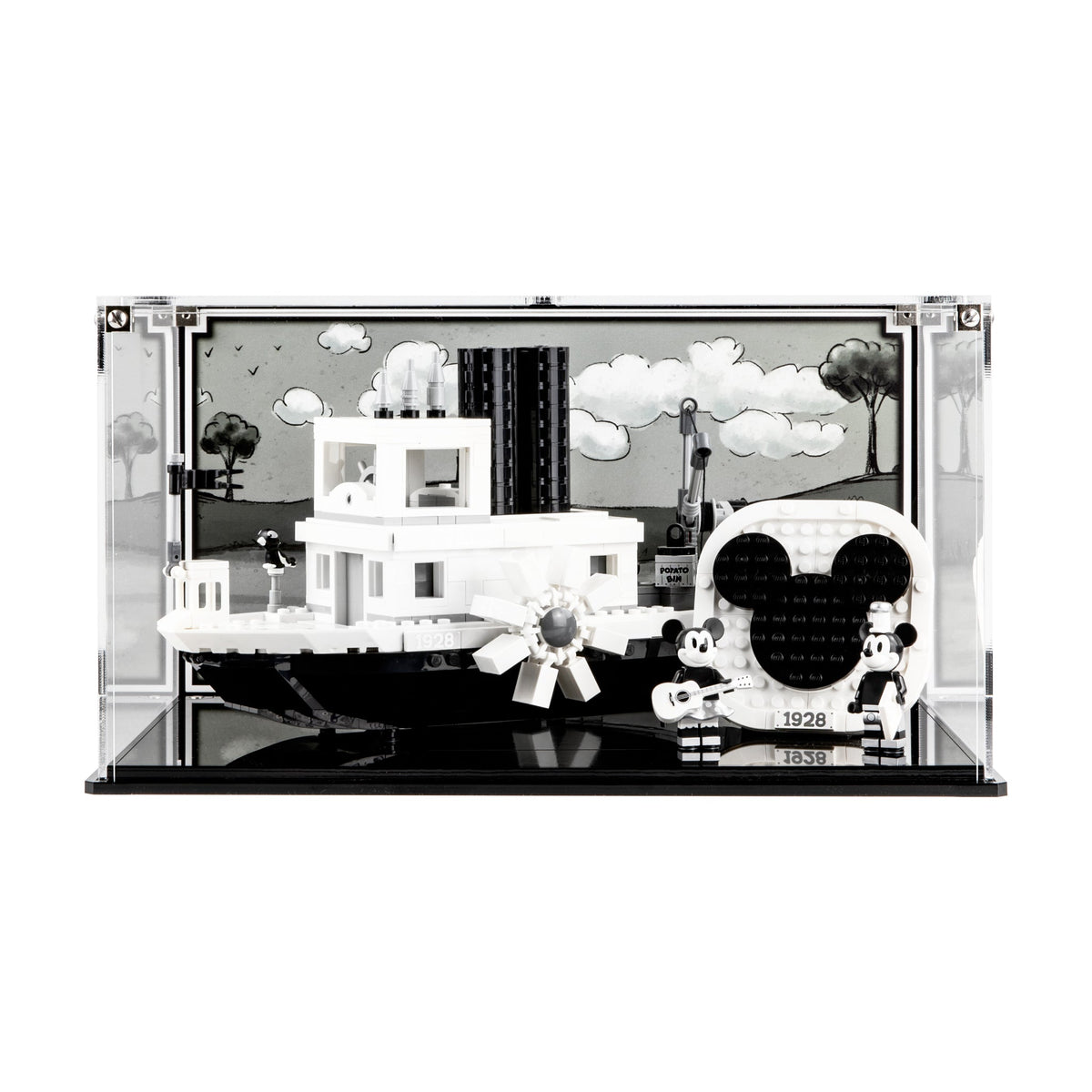 Display Case for LEGO Ideas: Steamboat Willie (21317) — gallery image 1