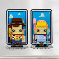 Wall Mounted Display for LEGO Brickheadz Woody & Bo Peep (40553) — gallery image 1