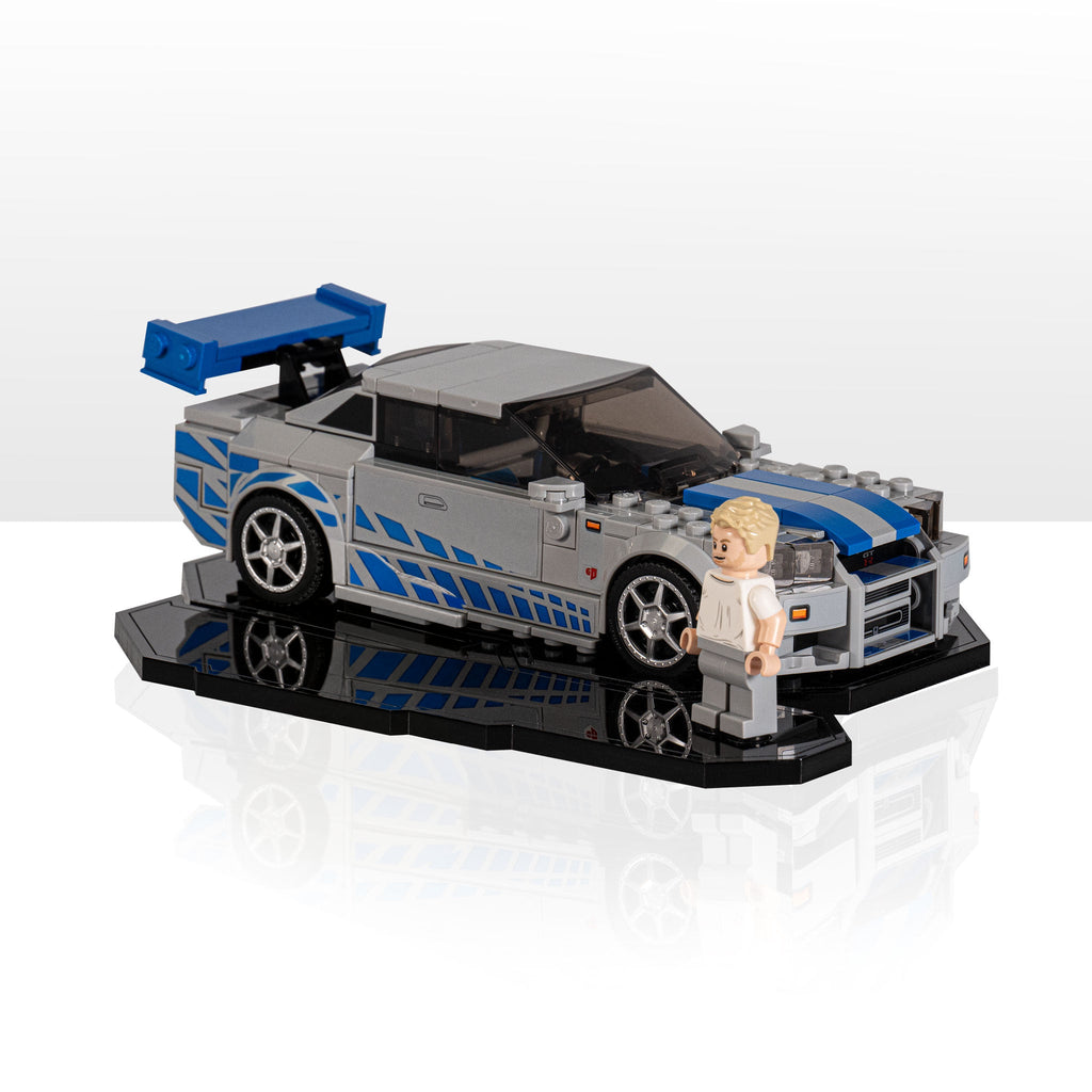 Display Stand for LEGO Speed Champions 2 Fast 2 Furious Nissan Skyline GT-R (R34) (76917) — gallery image 1