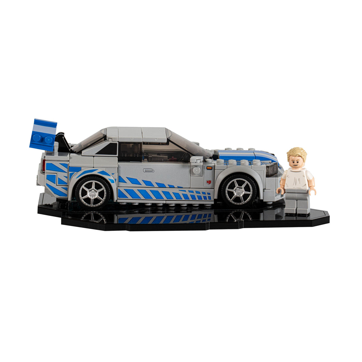 Display Stand for LEGO Speed Champions 2 Fast 2 Furious Nissan Skyline GT-R (R34) (76917) — gallery image 2