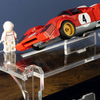 Acrylic display case construction detail for 12 LEGO Speed Champions Cars (4 x 3), view 4