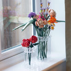 LEGO Flowers in the acrylic display vase, display view 2