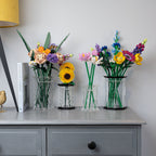 LEGO Flowers in the acrylic display vase, display view 3