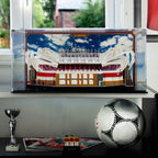 LEGO 10272 Old Trafford in the acrylic display case, display view 7