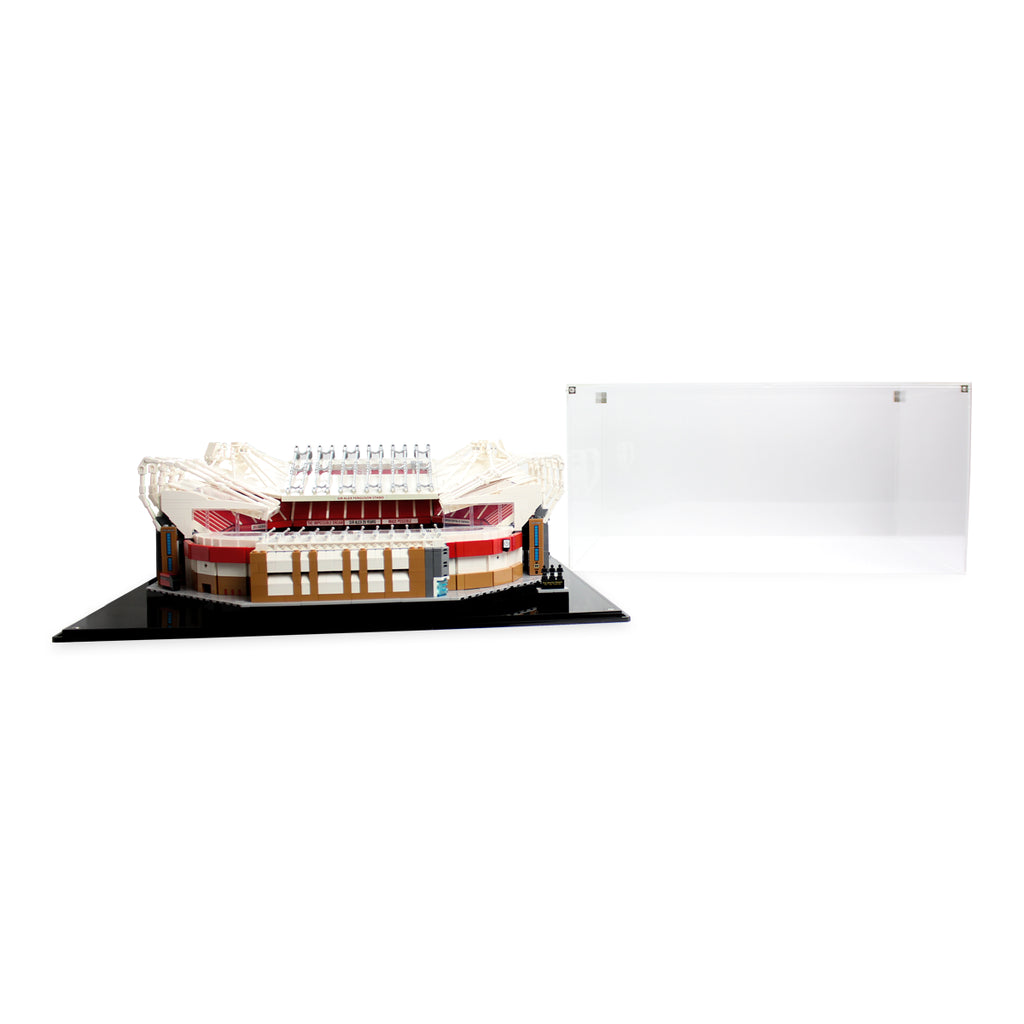 Acrylic display case construction detail for LEGO 10272 Old Trafford, view 11