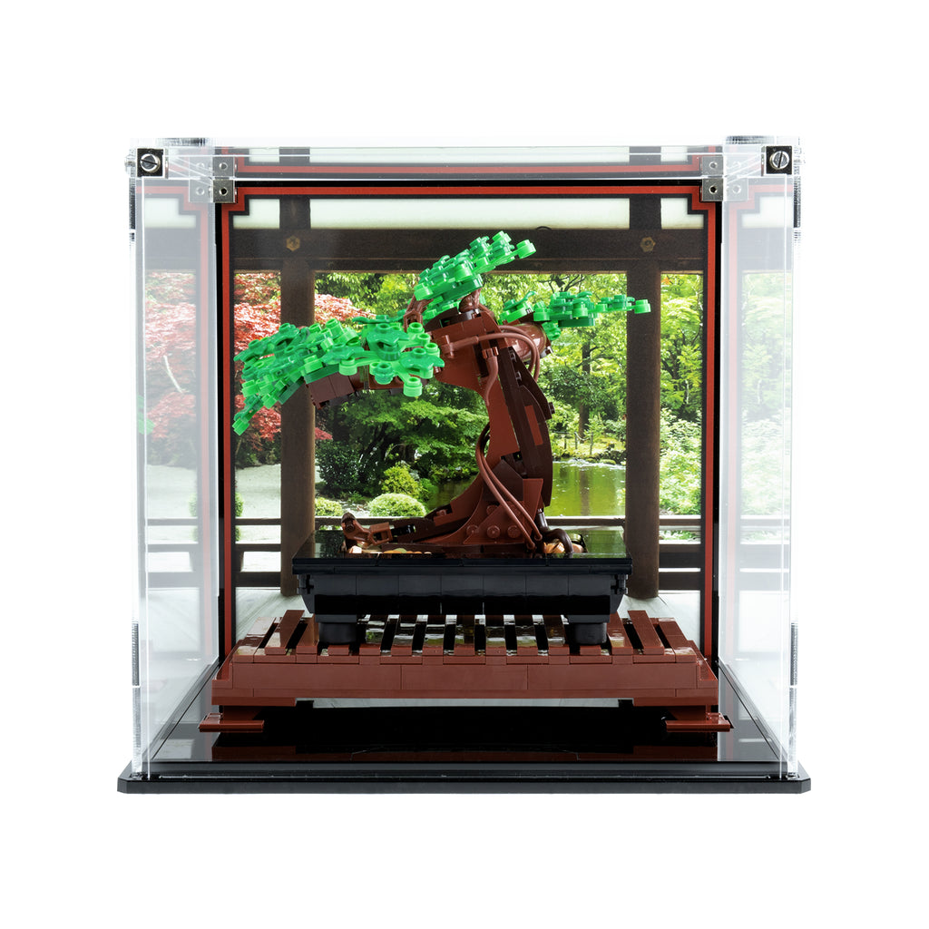 Complete acrylic display case for LEGO 10281 Bonsai Tree