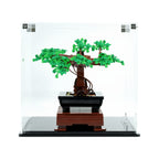 LEGO 10281 Bonsai Tree in the acrylic display case, display view 4