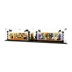 LEGO 10292 The Friends Apartments in the acrylic display case, display view 8