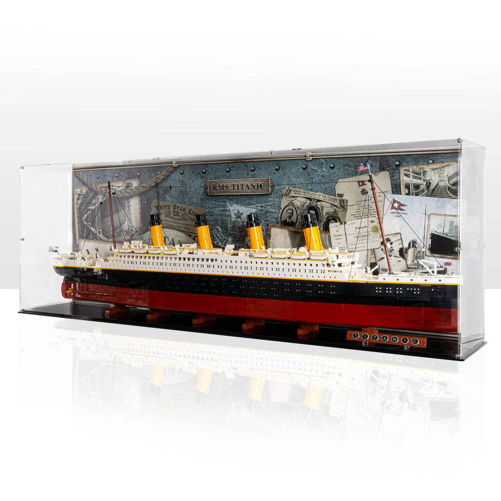 Complete acrylic display case for LEGO 10294 Titanic