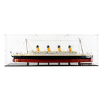 LEGO 10294 Titanic in the acrylic display case, display view 9