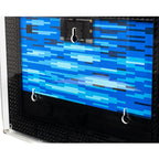 Acrylic wall mounted display case construction detail for LEGO 21333 The Starry Night, view 7