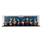 LEGO 71028 Harry Potter Minifigures Series 2 in the acrylic display case, display view 1