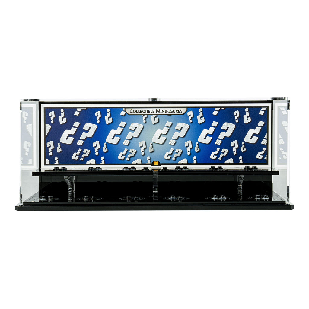 Acrylic display case for LEGO 71031 Marvel Studios Minifigures Series 1 without the model, view 3
