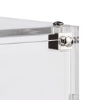Acrylic display case construction detail for LEGO 71038 Disney 100 Minifigures, view 5