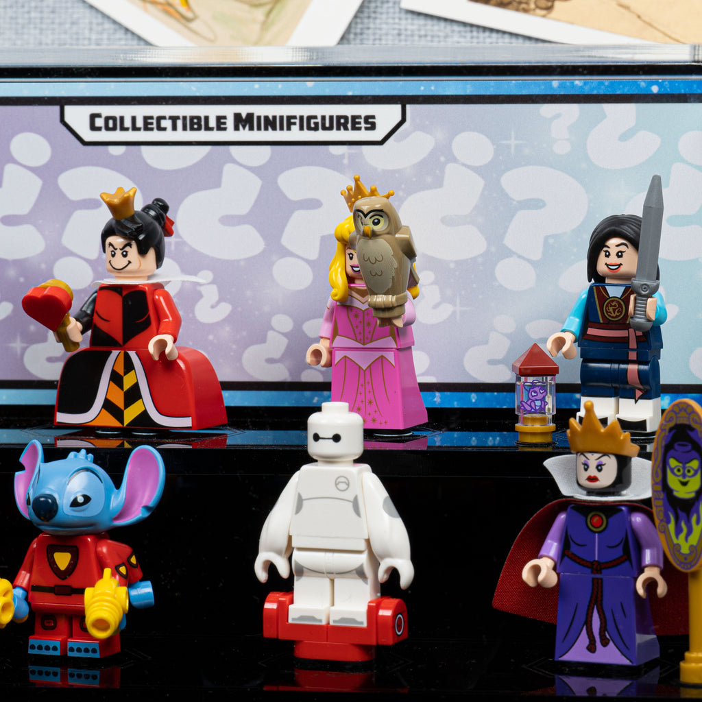 Acrylic display case construction detail for LEGO 71038 Disney 100 Minifigures, view 10