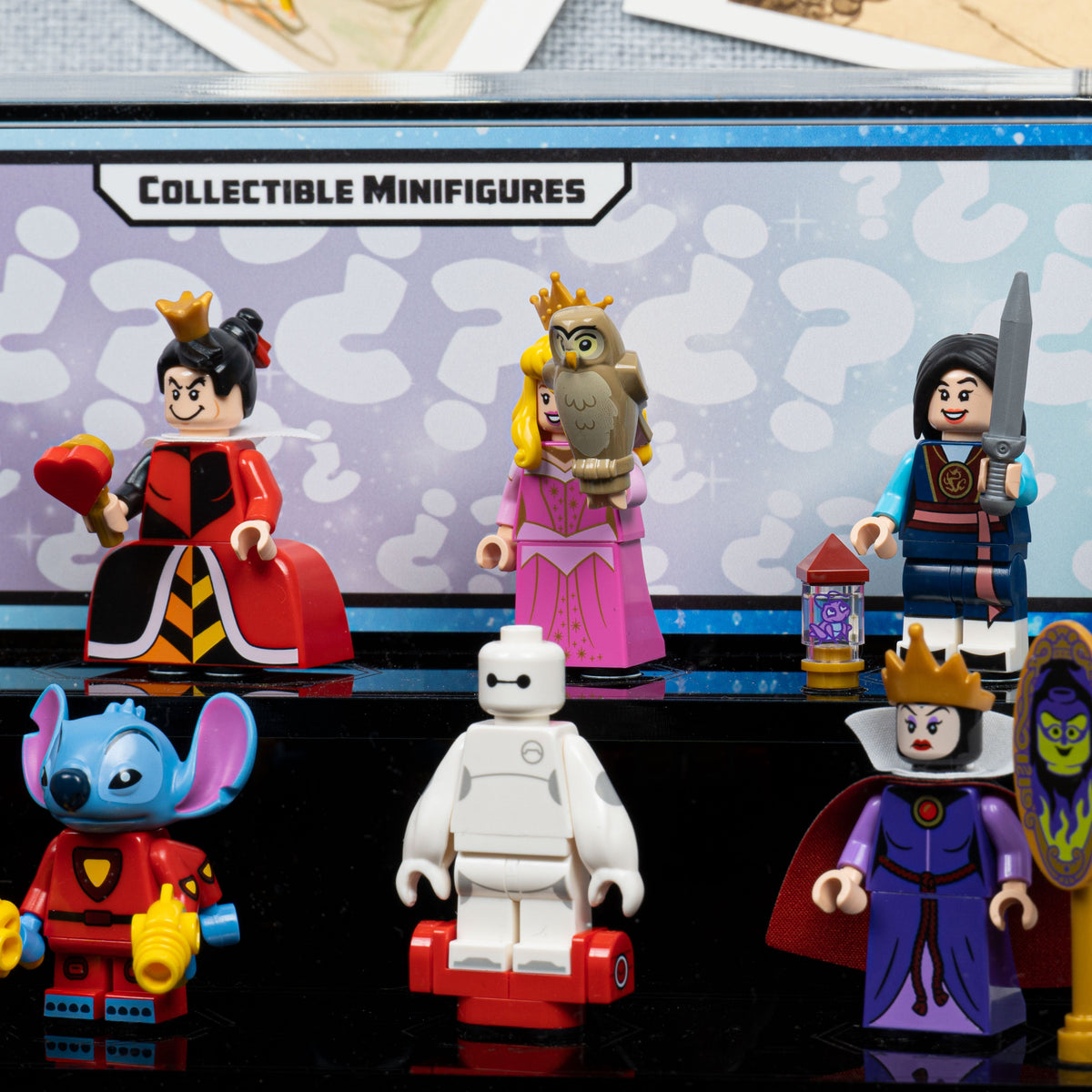 Acrylic display case construction detail for LEGO 71038 Disney 100 Minifigures, view 10