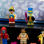 Acrylic display case construction detail for LEGO 71038 Disney 100 Minifigures, view 12