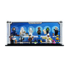 LEGO 71039 Marvel Studios Minifigures Series 2 in the acrylic display case, display view 2