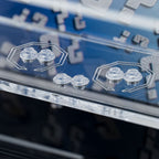 Acrylic display case construction detail for LEGO 71039 Marvel Studios Minifigures Series 2, view 9