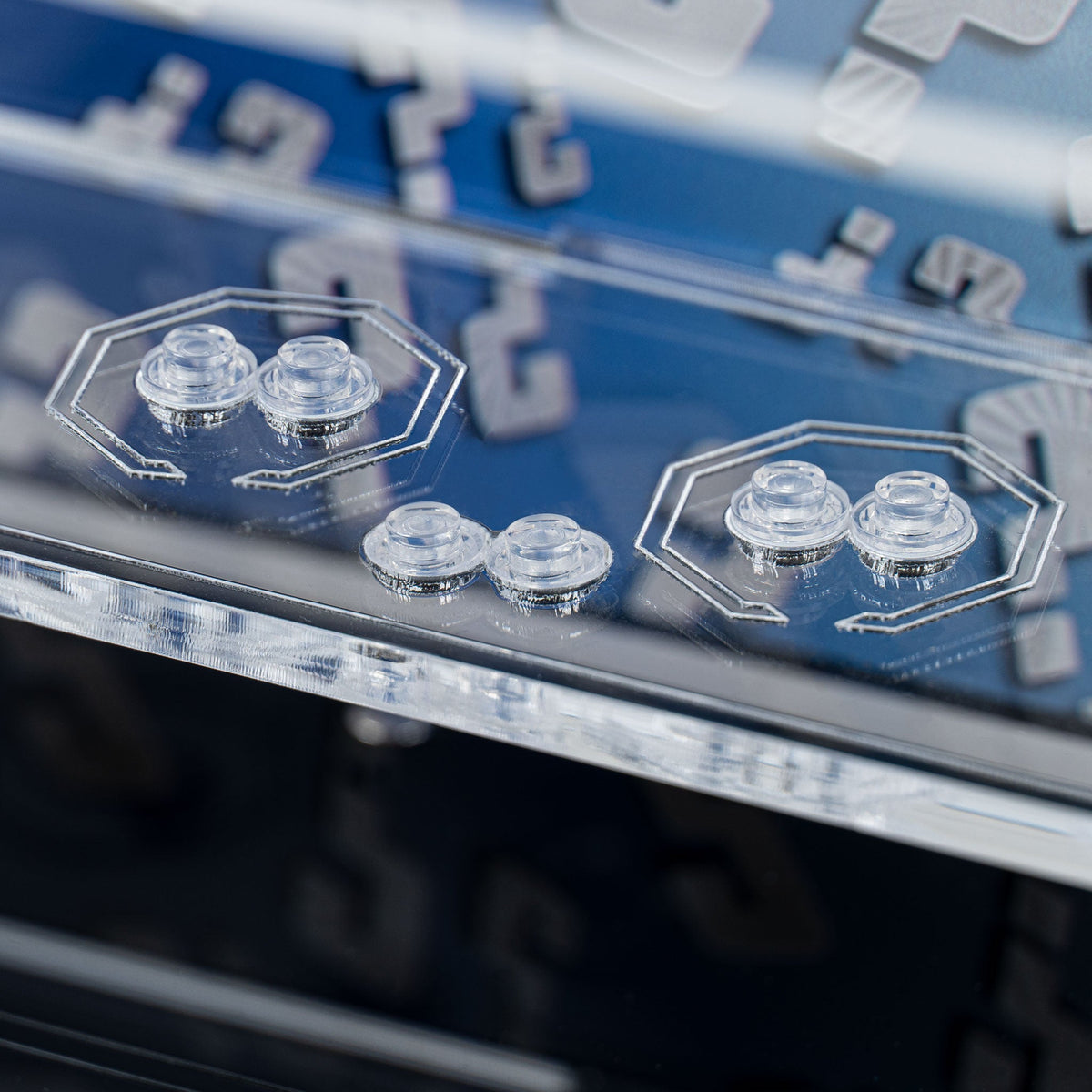 Acrylic display case construction detail for LEGO 71039 Marvel Studios Minifigures Series 2, view 9