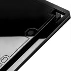 Acrylic display case construction detail for LEGO 71046 Space Minifigures Series 26, view 5