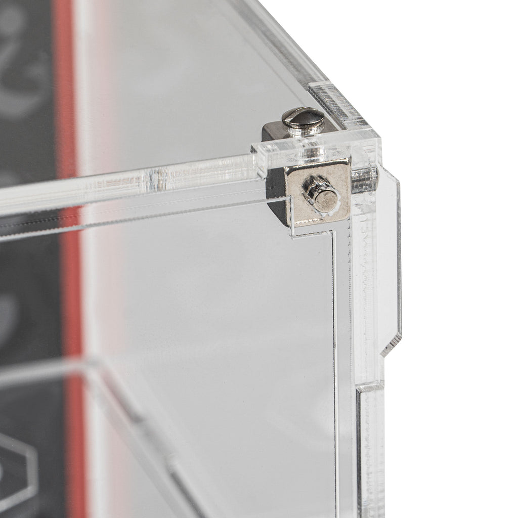 Acrylic display case construction detail for LEGO 71047 Dungeons & Dragons Minifigures, view 4