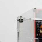 Acrylic display case construction detail for LEGO 71047 Dungeons & Dragons Minifigures, view 6