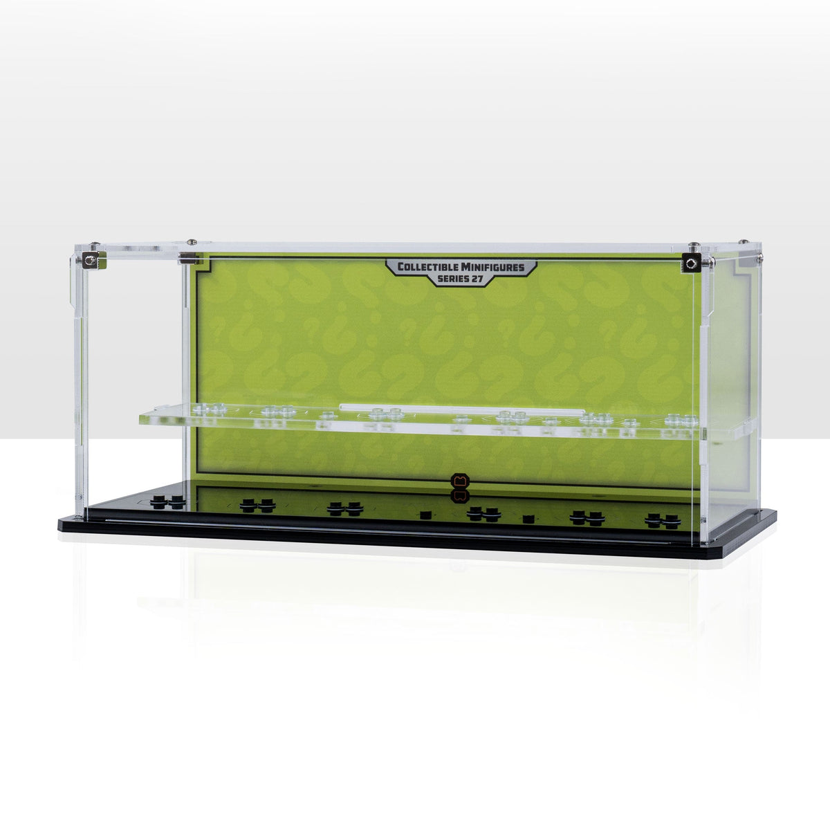 Acrylic display case for LEGO 71048 Minifigures Series 27 without the model, view 3