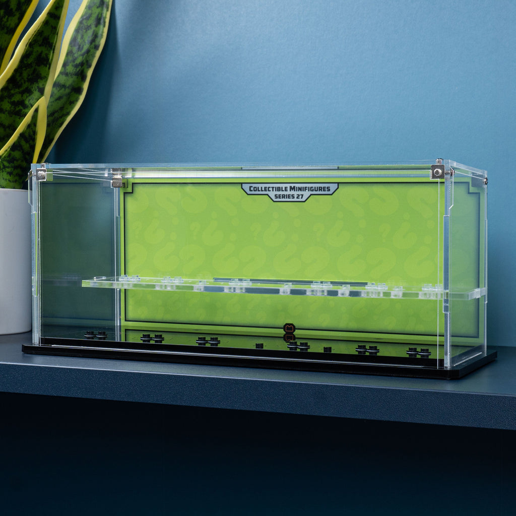 Acrylic display case for LEGO 71048 Minifigures Series 27 without the model, view 9