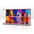 Complete acrylic display case for LEGO 71050 Spider-Verse Minifigures