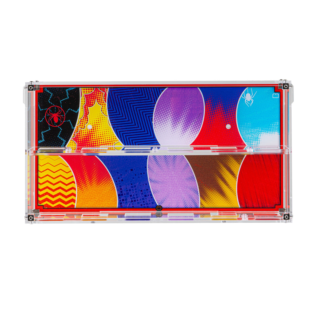 Acrylic display case for LEGO 71050 Spider-Verse Minifigures without the model, view 7