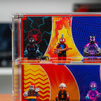 Acrylic display case construction detail for LEGO 71050 Spider-Verse Minifigures, view 10