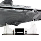 Acrylic display stand construction detail for LEGO 75252 UCS Imperial Star Destroyer, view 4