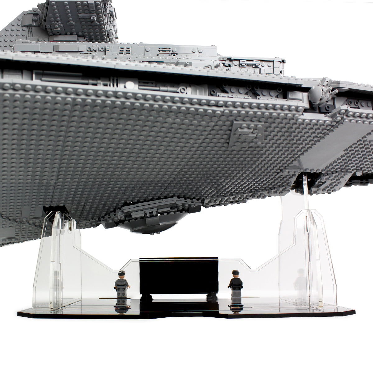 Acrylic display stand construction detail for LEGO 75252 UCS Imperial Star Destroyer, view 4