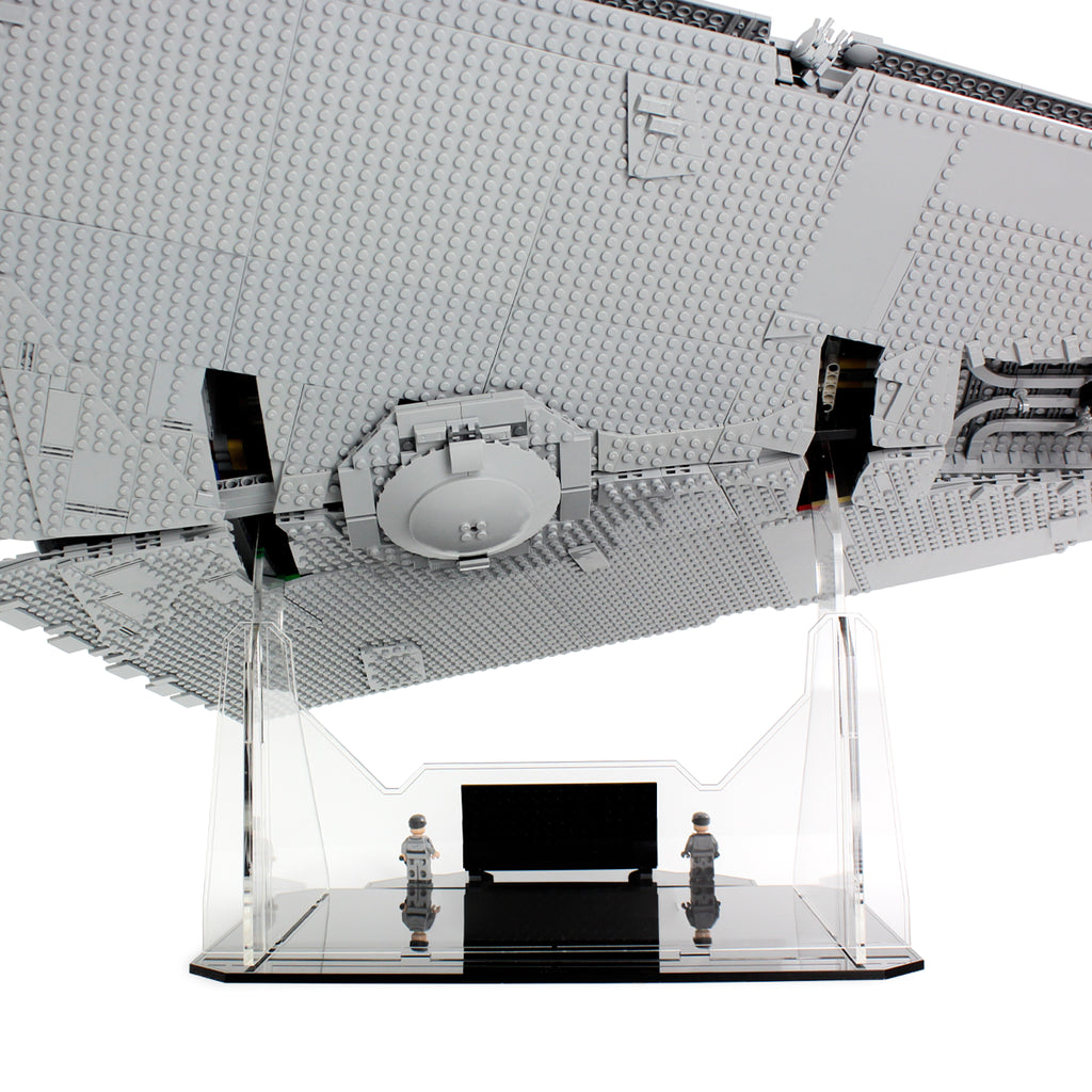 Acrylic display stand construction detail for LEGO 75252 UCS Imperial Star Destroyer, view 5