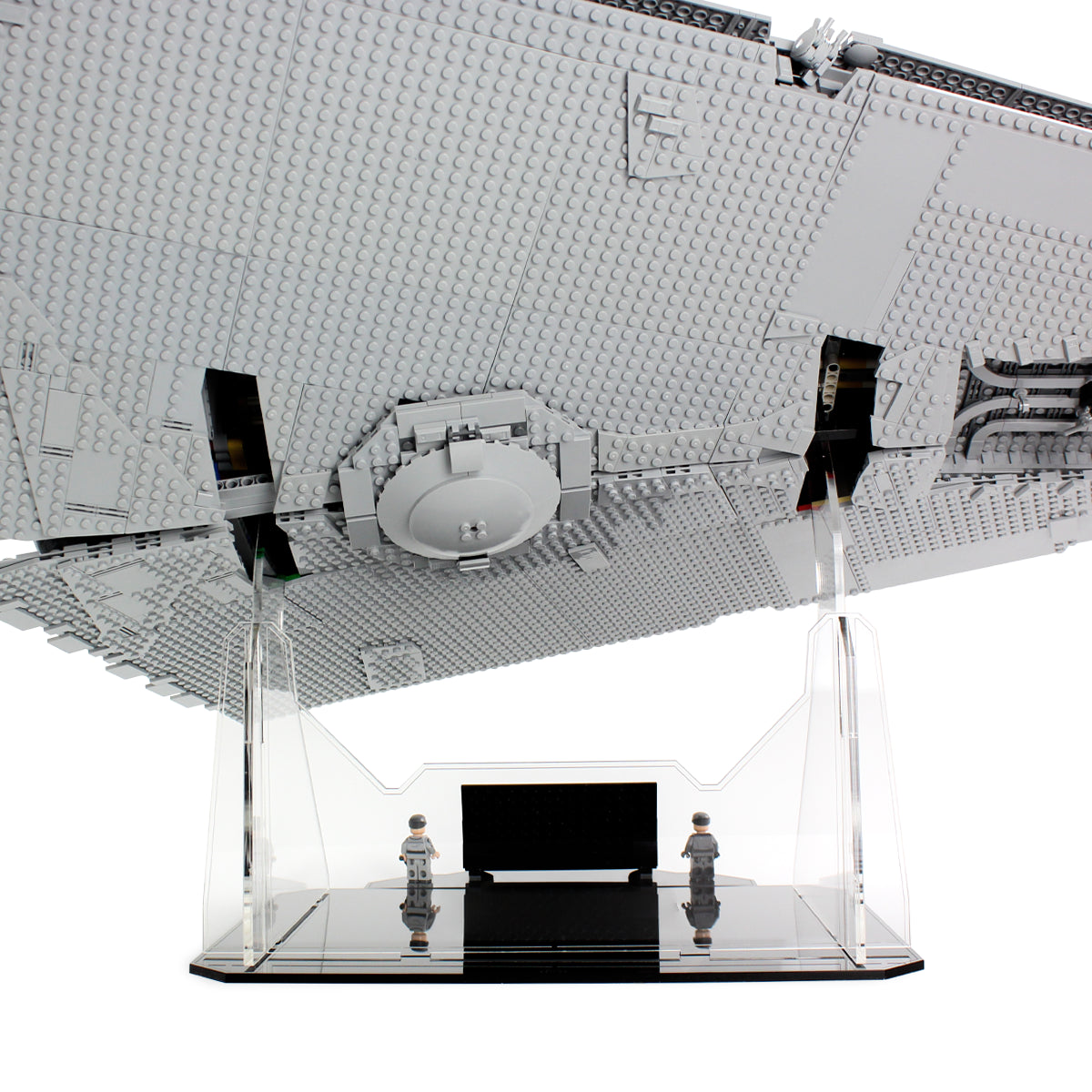 Acrylic display stand construction detail for LEGO 75252 UCS Imperial Star Destroyer, view 5